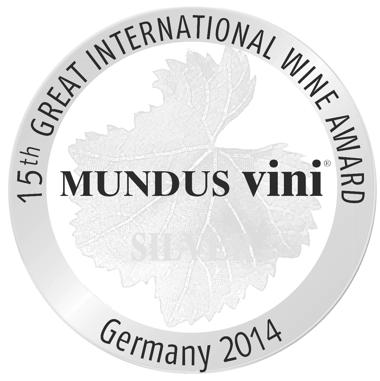 Silver medal at Mundus Vini 2014